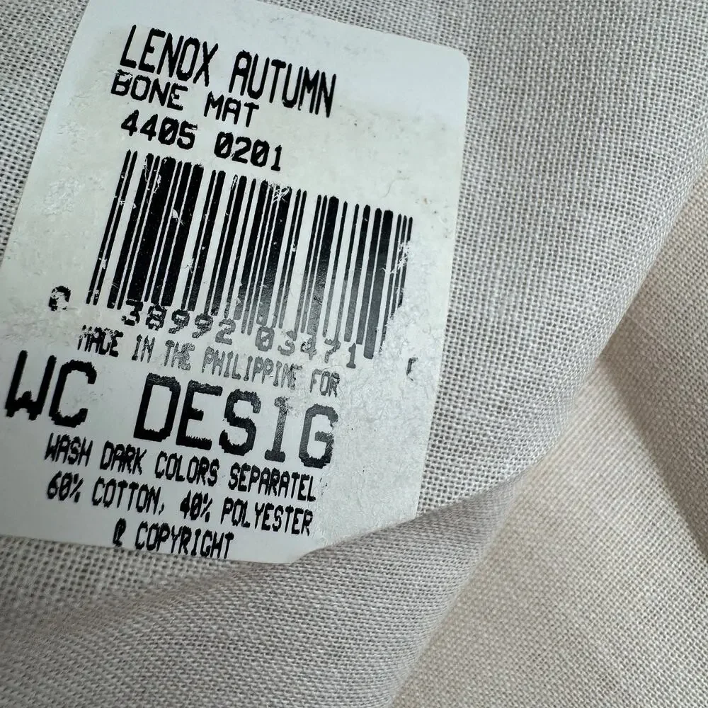 Set/4 Lenox Autumn Napkins NWT